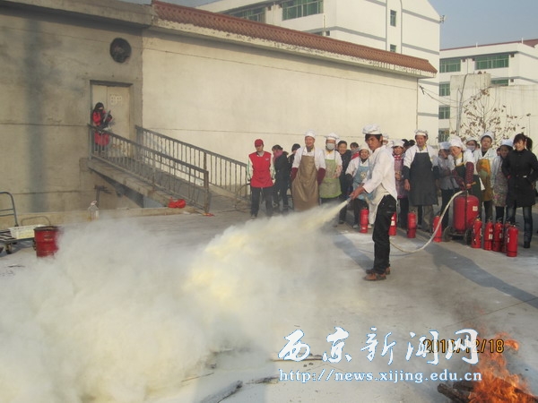 【神禾公司】饮食分公司开展冬季防火演练