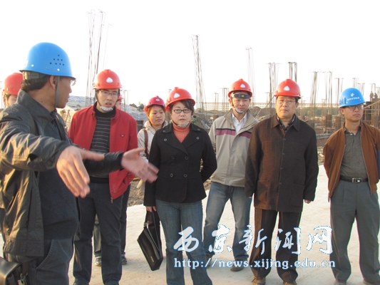 【工程技术系】领导看望土木专业实习生