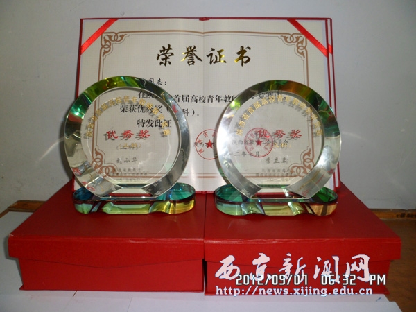 我校两教师在省高校青年教师教学竞赛中获奖