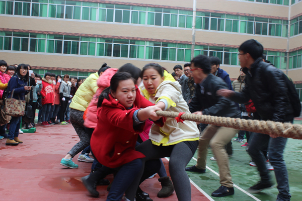 【人文科学系】举行拔河比赛