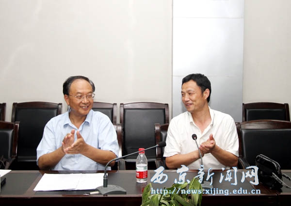 陕西省教育厅原厅长胡致本教授与我校领导干部座谈交流