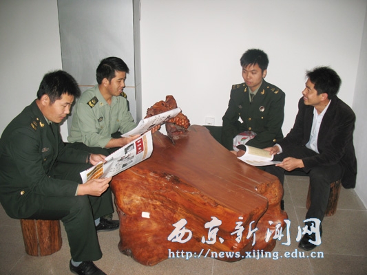 【艺术学院】兰州军区文化干部来我院参观交流