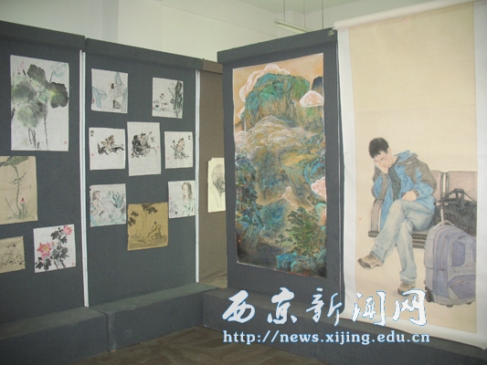 【艺术学院】美术作品展在艺舫开幕
