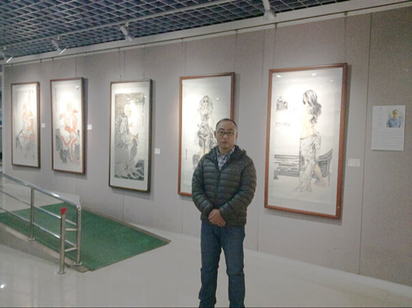 【设计艺术学院】我校教师张文隆应邀参加青年书画联展