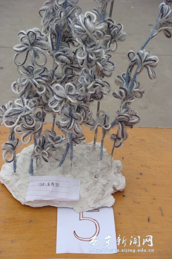 我校举办手工艺术作品展