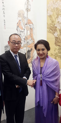 我校教师参加2014马来西亚国际艺术博览会