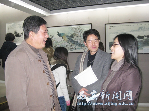 【艺术学院】艺术研究所师生受邀参观亮宝楼画展