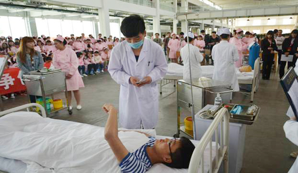 【高职一部】第二届护理技能大赛举行