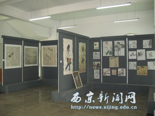 【艺术学院】美术作品展在艺舫开幕