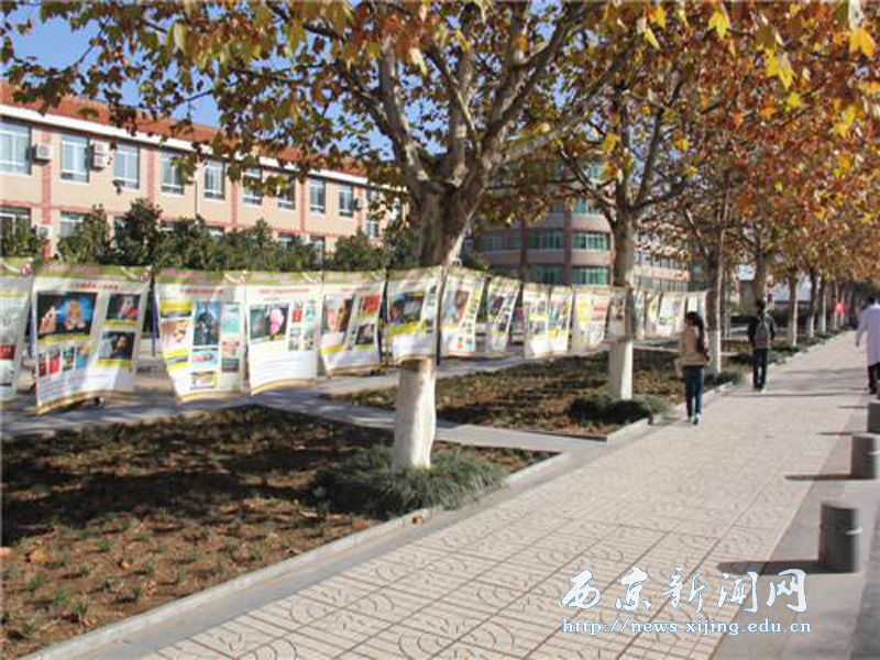 我校举行防艾宣教系列活动