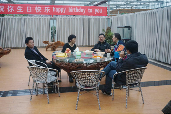 培华学院工会主席徐国富一行来我校考察