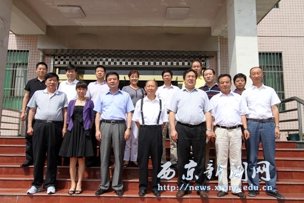 长安区区委书记吕健一行来我校调研指导工作