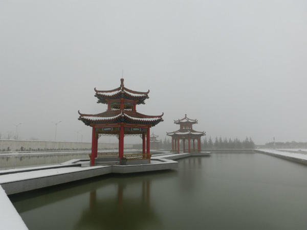 西京园·素雪更胜江南春