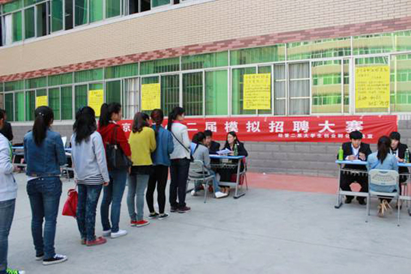 第二届模拟招聘大赛举行