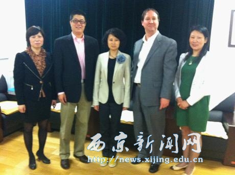 美国加州州立大学来我校访问