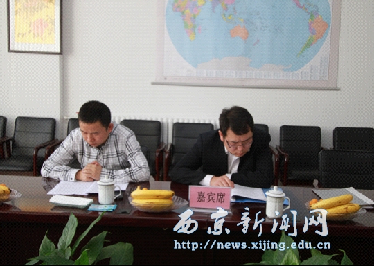 省教工委来我校视察稳定安全工作