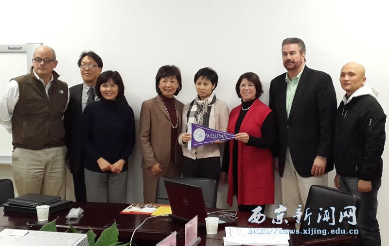 卫斯理安学院一行来我校访问