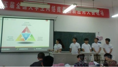 我院全国大学生网络商务创新应用大赛中获奖