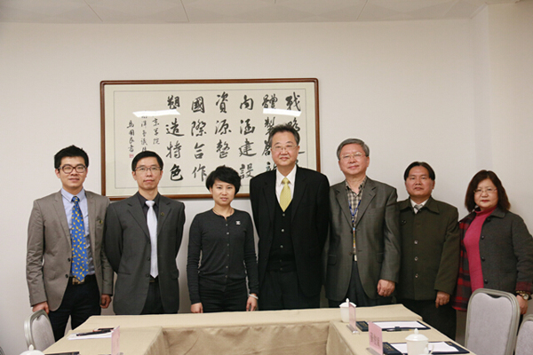 台湾明新科技大学一行来访我校