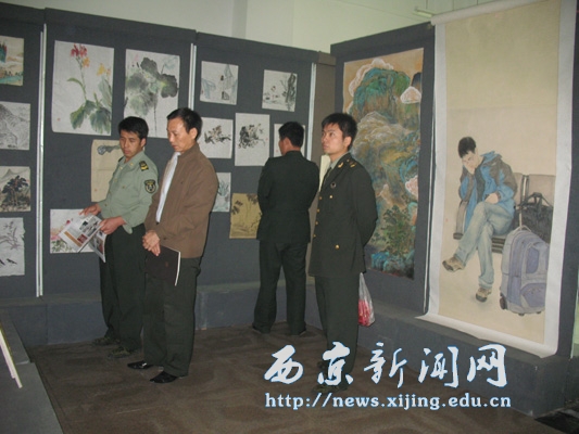 【艺术学院】兰州军区文化干部来我院参观交流