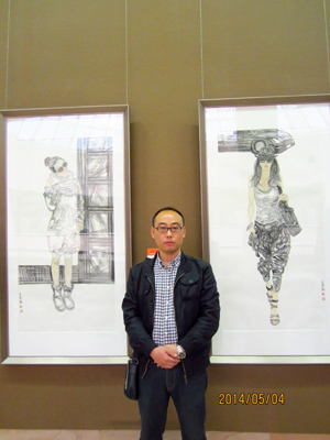 教师作品入选美术优秀作品展
