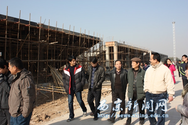 【人文科学系】组织教职工参观新征地