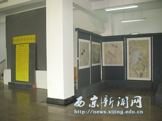 【艺术学院】美术作品展在艺舫开幕