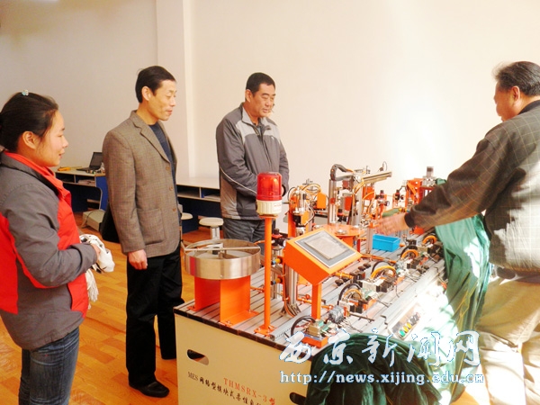 【机电工程系】隆科公司参观学生实训基地