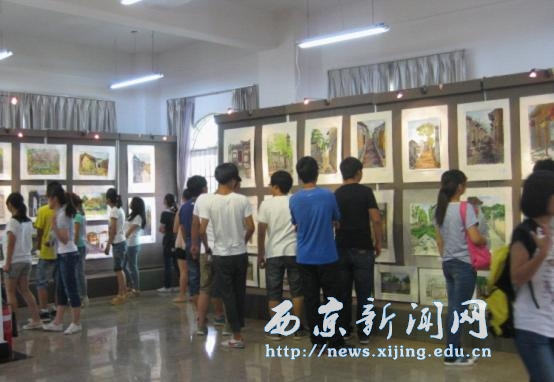 【艺术学院】举办外出写生作品汇报展