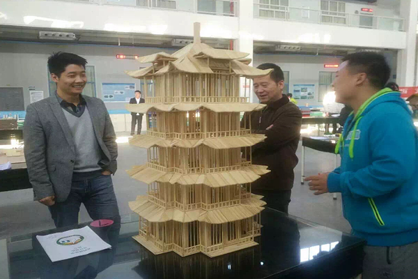 璞玉社区第二届建筑模型制作大赛举行
