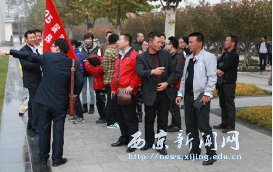 95级校友在西安集会并回访母校