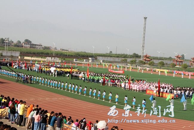 我校第十届春季田径运动会隆重举行