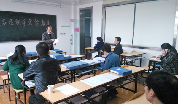 教务处到土木工程学院检查教学工作