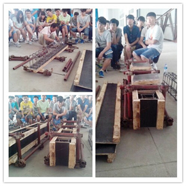 【工程技术系】土木工程施工实训活动开展